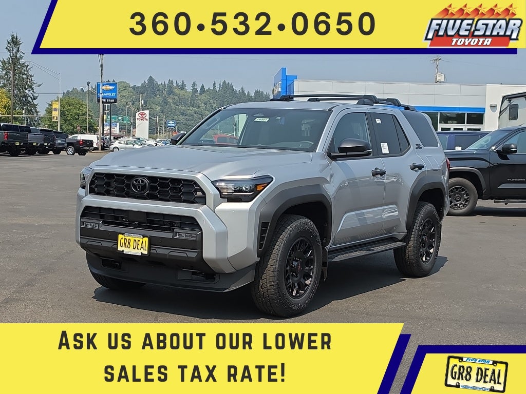2026 Toyota 4Runner TRD Off-Road in Cutting Edge — front three-quarter view