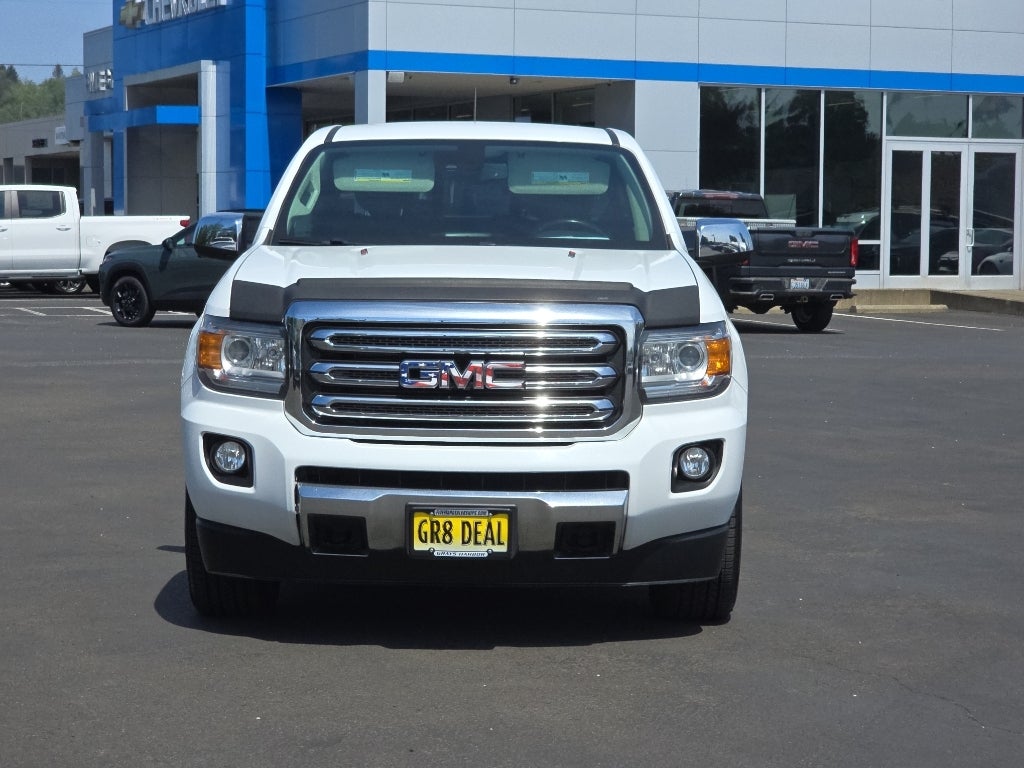 2018 GMC Canyon — rear three-quarter view