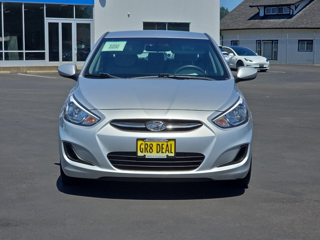 2017 Hyundai Accent — rear three-quarter view