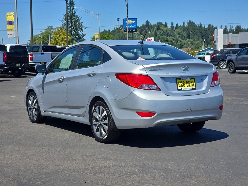 2017 Hyundai Accent — interior view
